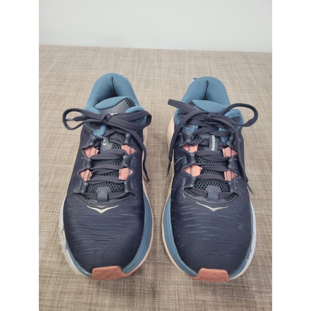 Hoka One One Gaviota 3 Womens 7 Ocean Fog Rosette Running Shoes 1113521 OBRS - Picture 3 of 7